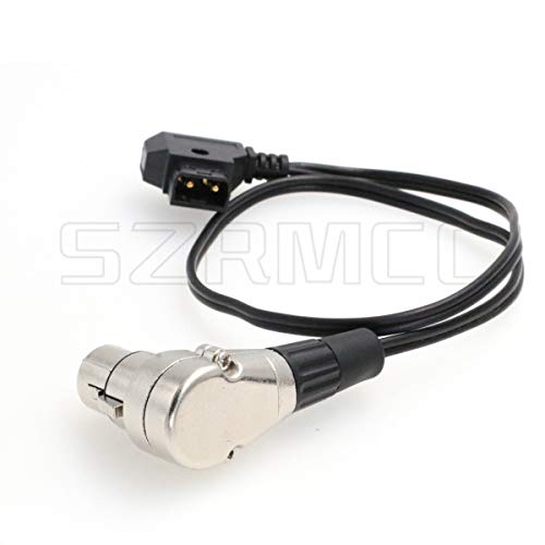 SZRMCC D-érintse meg, hogy XLR 4 Pin Női hálózati Kábel DSLR Kamera LED Vaku ARRI Alexa Kamera Monitor (Egyenes Kábel)