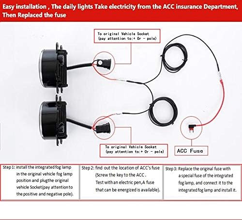 Auto-Tech Autó Javítást Szuper fényes 2 az 1-ben funkció LED lencse ködlámpa+nappali lámpa Citroen C4/C5/Picasso/Ailice/Triomphe