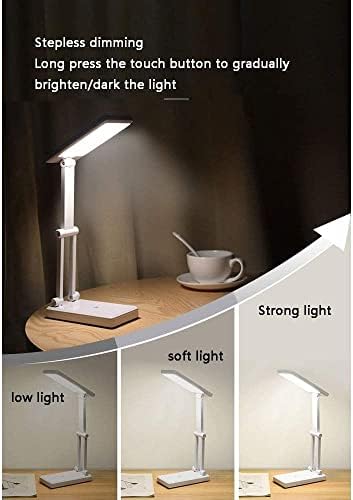 Hattyúnyak asztali Lámpa, LED, asztali Lámpa 3 Szinten, 5W Fényerő Hordozható Összecsukható, a Szem Védelme Energia-Megtakarítás