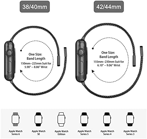 CYSUE Az óra árát 44mm 40mm 38mm 42mm Tartozékok Mágneses Hurok smartwatch karkötőt én-vigyázz serie 3 4 5 6 sze 7 Heveder