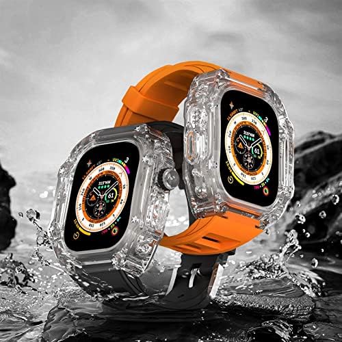HOUCY Városi Sport MOD Készlet Apple Nézni Ultra 49mm Sorozat 8 7 6 5 4 SE Band Karkötő Heveder Watchband a könnyített Masszív