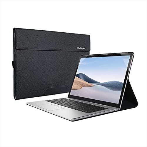 Shellman Esetben fedezetet 12.4 hüvelyk Microsoft Surface Laptop (Nem illik Más Felületre Sorozat),PU Bőr Vékony, Kemény