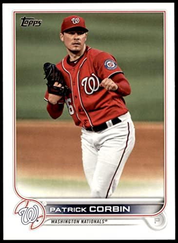 2022 Topps 525 Patrick Corbin Washington nationals (Baseball Kártya) NM/MT Állampolgárok