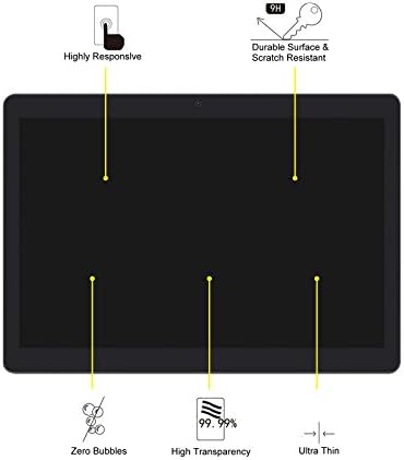 Transwon 2DB Edzett Üveg BLU M8L Tablet 8 Inch/ M8L 2022 Tablet/ M8L Plus Tablet, BLU M8L Tablet, a Képernyő Védő/ M8L 2022