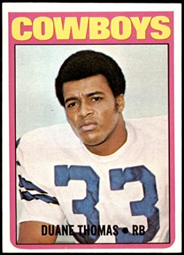 1972 Topps 180 Duane Thomas Dallas Cowboys (Foci Kártya) NM Cowboyok West Texas St