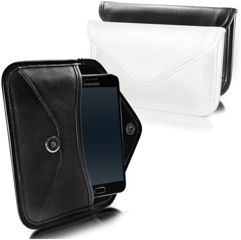 BoxWave Esetében LG K10 (2018) (a bíróság által BoxWave) - Elite Leather Messenger, Táska, műbőr tok Boríték Design LG K10