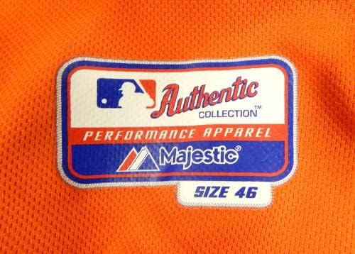2013-19 Houston Astros 48 Játékban Használt Narancssárga Mez Névleges Eltávolított 46 DP25518 - Játék Használt MLB Mezek