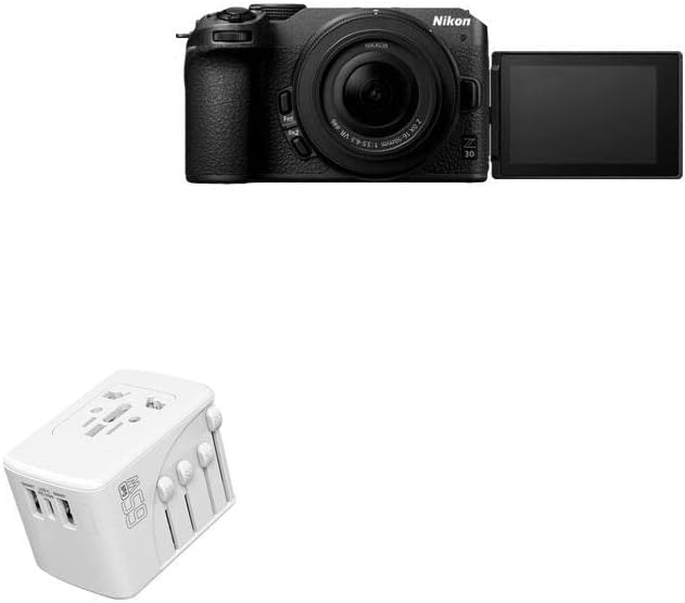 BoxWave Töltő Kompatibilis Nikon Z30 (Töltő által BoxWave) - Nemzetközi PD Fali Töltő (65W), 3 USB Nemzetközi Díjat Adapter,