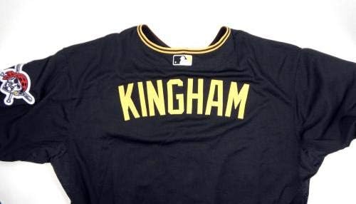2015 Pittsburgh Pirates Nick Kingham Játék Kibocsátott Fekete Jersey PITT33182 - Játék Használt MLB Mezek