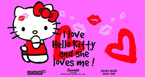 Sigg gyerekek Hello Kitty B Szeretet cumis üveg, 14 oz, Többszínű