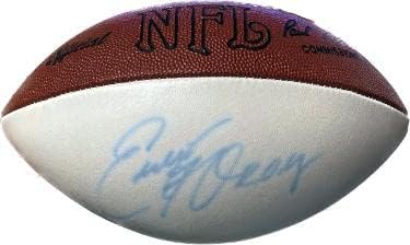 Eddie George aláírt Wilson Hivatalos NFL-Fehér Panel Labdarúgó ROY sig fade - SZÖVETSÉG AC92265 (Tennessee Titans/Oilers)