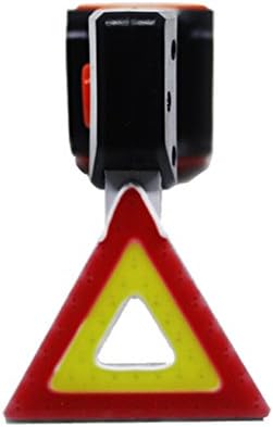 Abaodam Kerékpár Lámpa USB Újratölthető LED-es Hátsó Lámpa Kerékpár Biztonsági Zseblámpa, Háromszög Figyelmeztető Jel Alakja