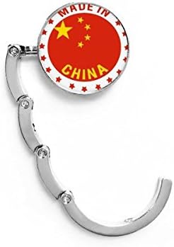 Kínában készült Csillagok, Piros, Sárga, Kínai Táblázat Horog Díszes Csattal Kiterjesztését Összecsukható Fogas