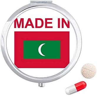 Készült a Maldív-szigetek az Ország Szerelem Tabletta Esetben Zsebében Gyógyszer Tároló Doboz, Tartály Adagoló