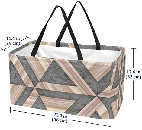 Újrafelhasználható Bevásárló Kosár Több Háromszögek Hordozható Összecsukható Piknik Táskák Szennyes Kosár Bevásárló Táska