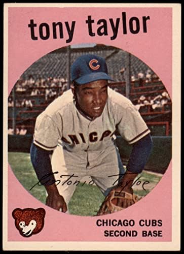 1959 Topps 62 Tony Taylor Chicago Cubs (Baseball Kártya) Dean Kártyák 5 - EX Cubs