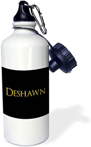 3dRose Deshawn közös kisfiú neve Amerikában. Sárga, fekete - Víz Palackok (wb-370857-1)