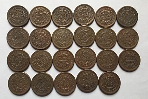 27,5 MM Régi 1847 Amerikai Érmék Réz Antik Érmék Kézműves Külföldi Emlékérme