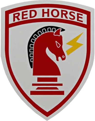 Az AMERIKAI légierő Mérnök Vörös Ló Átlátszó Matrica
