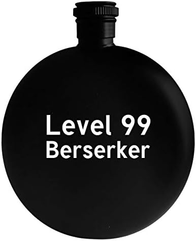 Szint 99 Berserker - 5oz Kerek Alkoholt Iszik, Lombik, Fekete