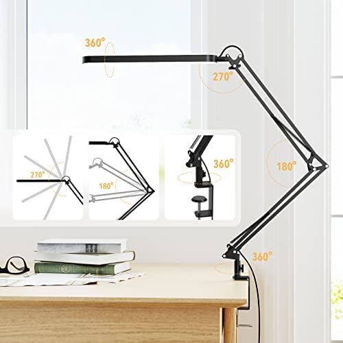 SKYLEO asztali Lámpa Otthoni Office - 33 LED-es asztali Lámpa - Touch Vezérlés - 5 Szín Módok X 11 Fényerő - 1300LM(112 Db
